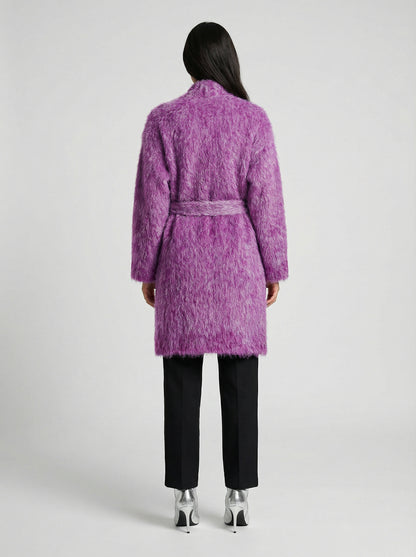 Dolce & Gabbana Purple Polyamide Cardigan
