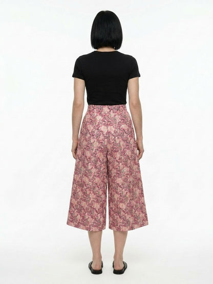 Dolce & Gabbana Multicolor Cotton Cropped Pants