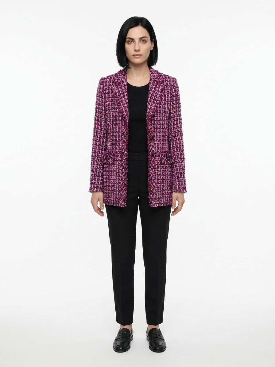 Dolce & Gabbana Purple Cotton Jacket - IT40|S