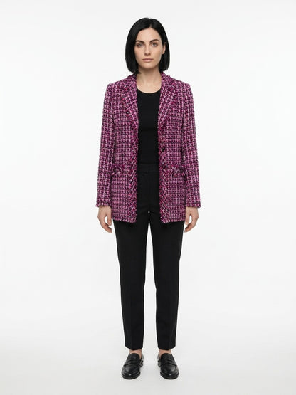 Dolce & Gabbana Purple Cotton Jacket - IT40|S