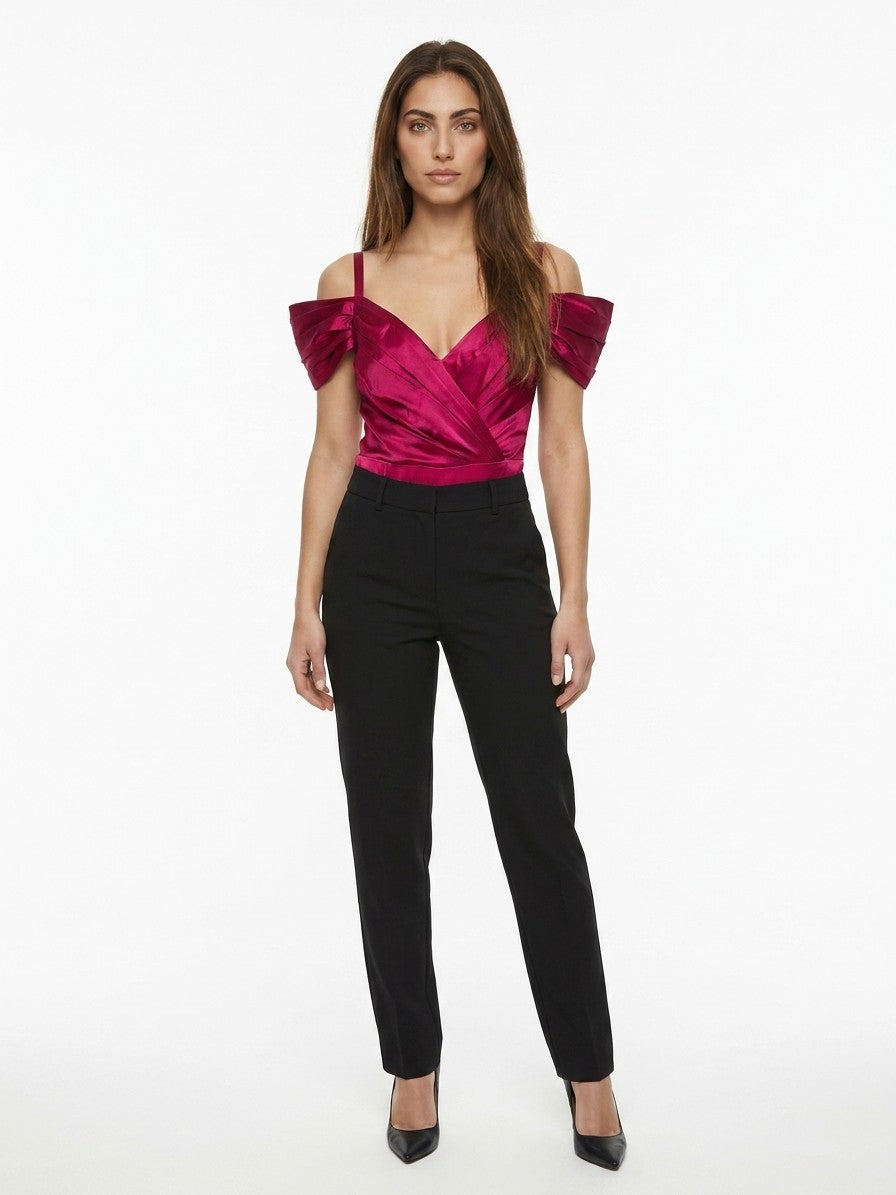 Dolce & Gabbana Pink Silk Sleeveless T-Shirt