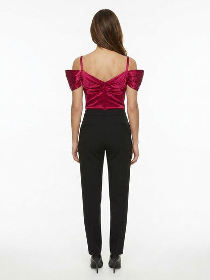 Dolce & Gabbana Pink Silk Sleeveless T-Shirt