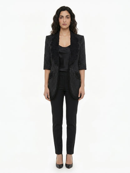 Dolce & Gabbana Black Silk Jacket