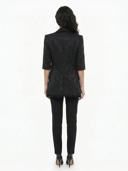 Dolce & Gabbana Black Silk Jacket