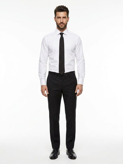 Givenchy Black And White Silk Tie