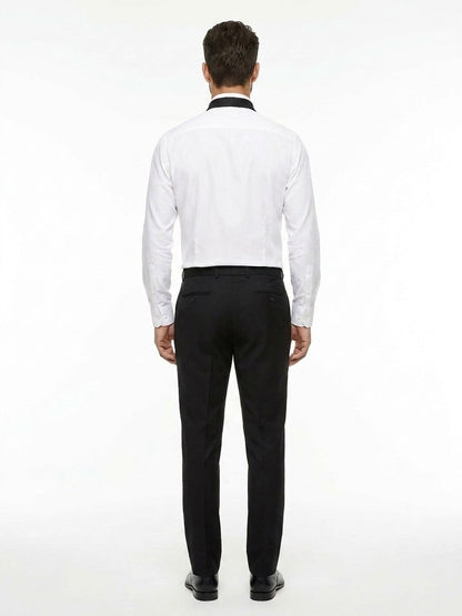 Givenchy Black And White Silk Tie