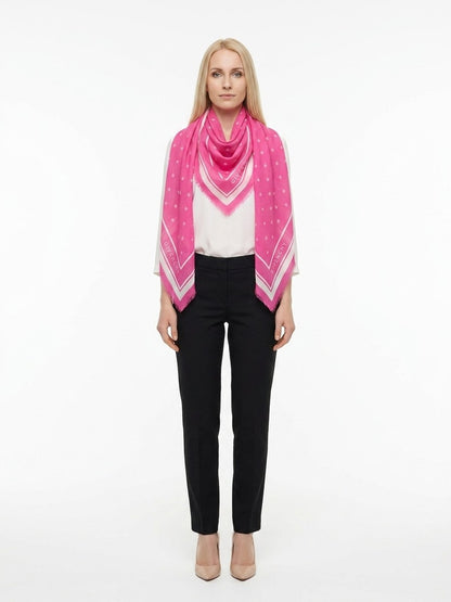 Givenchy Pink Cashmere Scarf