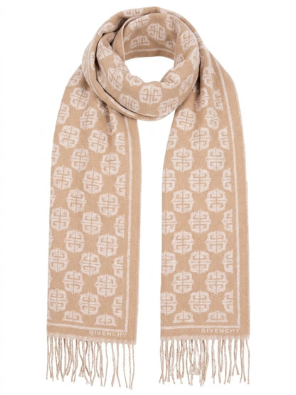 Givenchy Beige Wool Scarf