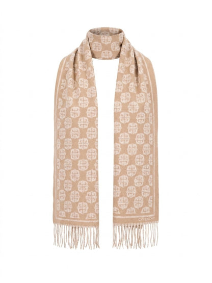 Givenchy Beige Wool Scarf