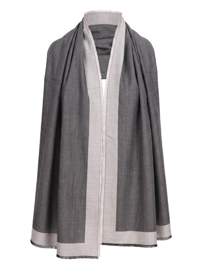 Givenchy Gray Silk Scarf