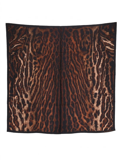 Givenchy Brown Silk Foulard