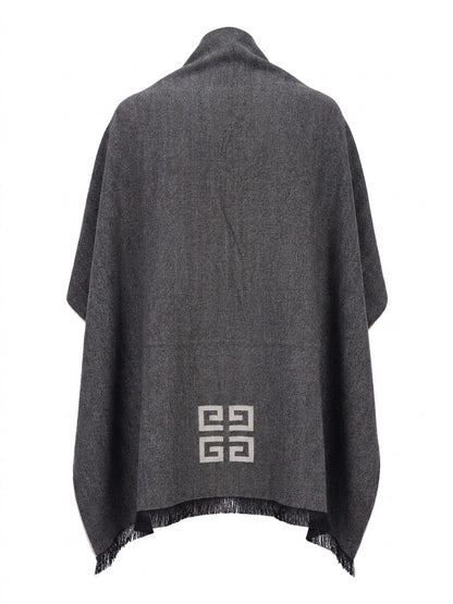 Givenchy Gray Wool Scarf