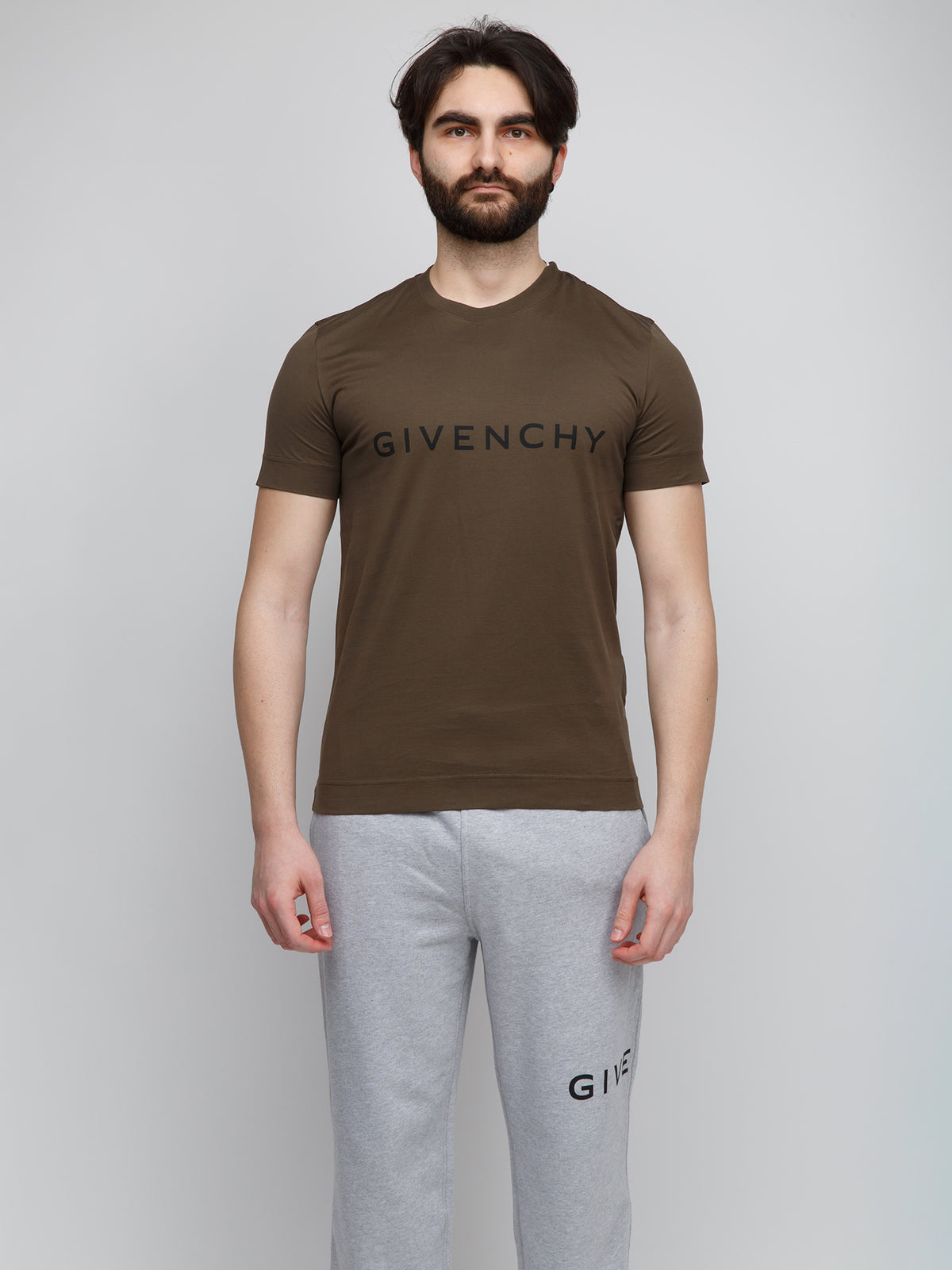 Givenchy Bicolor Cotton Slim Fit T-Shirt
