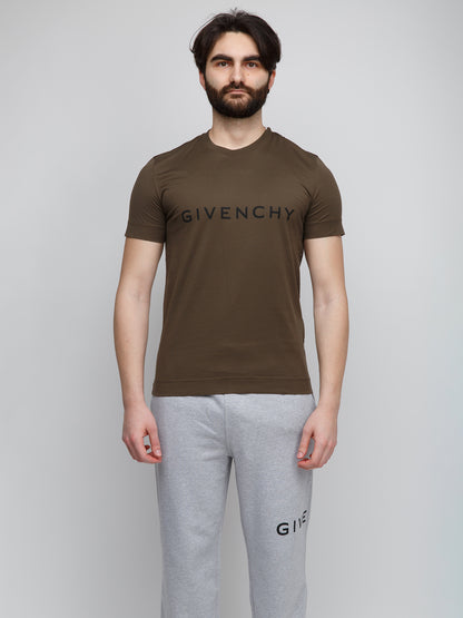 Givenchy Bicolor Cotton Slim Fit T-Shirt