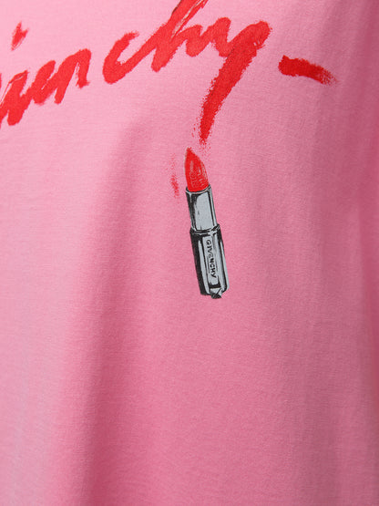 Givenchy Pink Cotton T-Shirt
