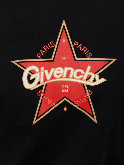 Givenchy Black Cotton T-Shirt