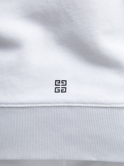 Givenchy White Cotton Hoodie