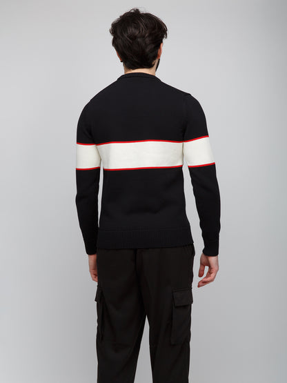 Givenchy Black Cotton Upside Down Sweater