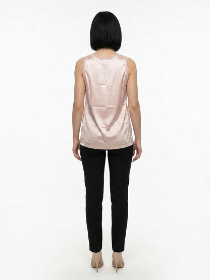 Dolce & Gabbana Pink Elastane Tank Top