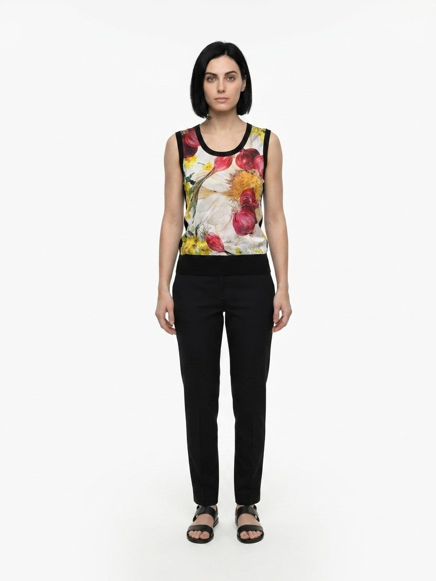 Dolce & Gabbana Multicolor Cotton Tank Top