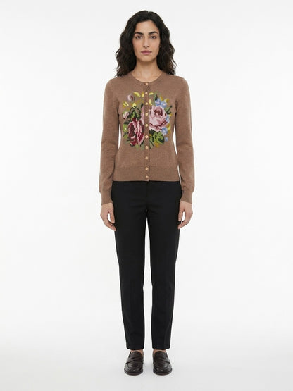 Dolce & Gabbana Brown Polyamide Cardigan