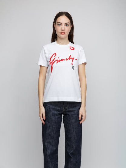 Givenchy White Cotton Sleeveless T-Shirt