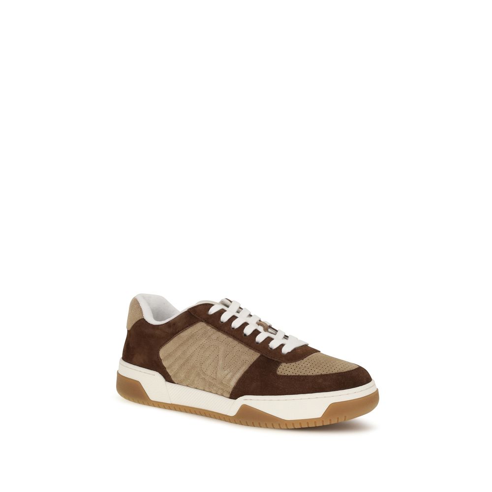 Valentino Garavani Brown Napa Leather / Calf Bos Taurus Sparry Sneakers