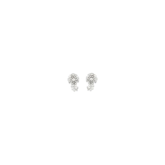Self-Portrait Silver Brass Earrings
