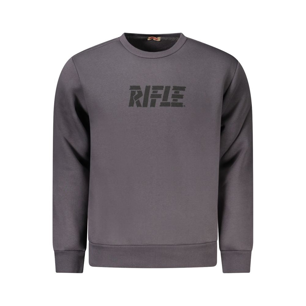Rifle Gray Cotton Men Sweatshirt