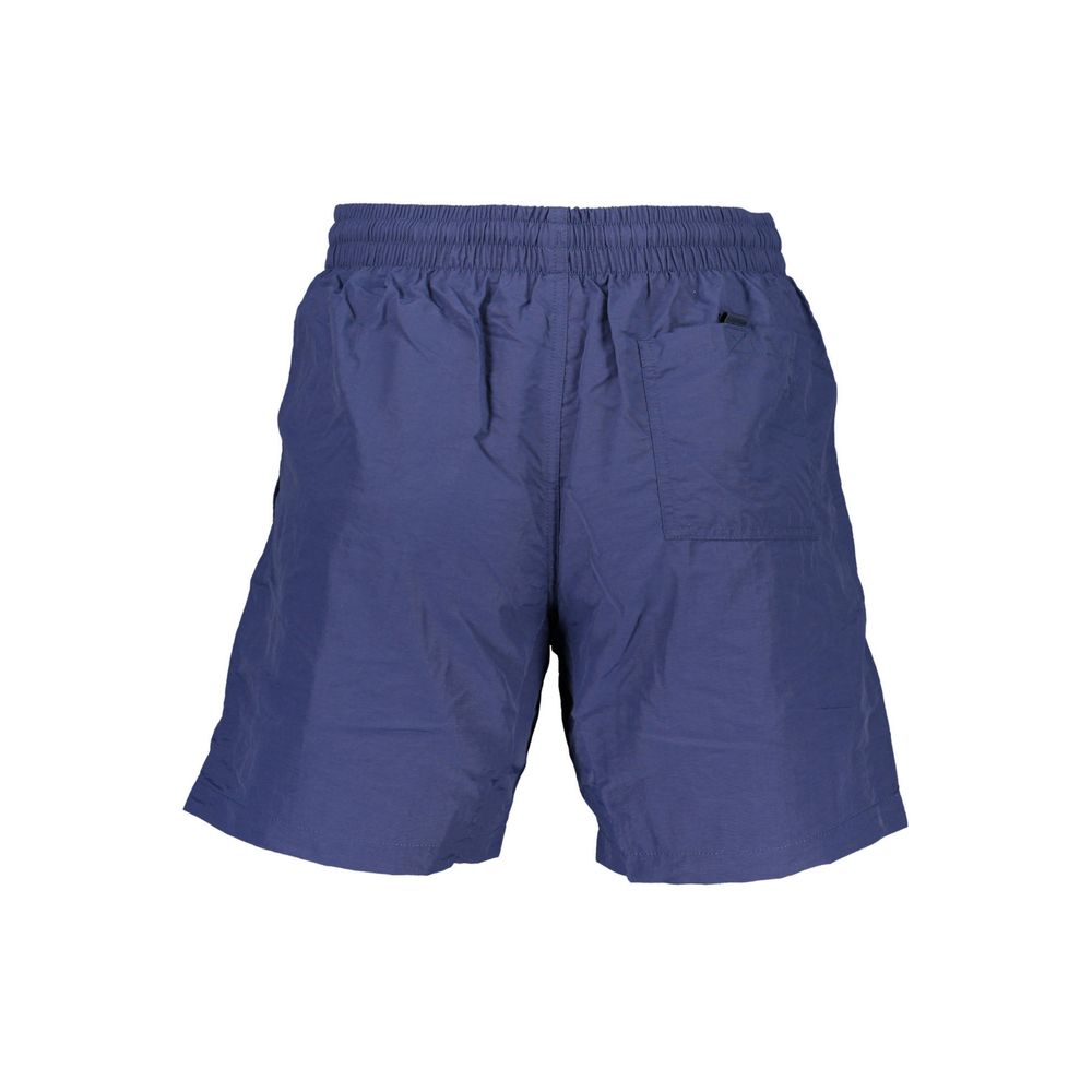 Norway 1963 Blu Polyamide Men's Swim Boxer