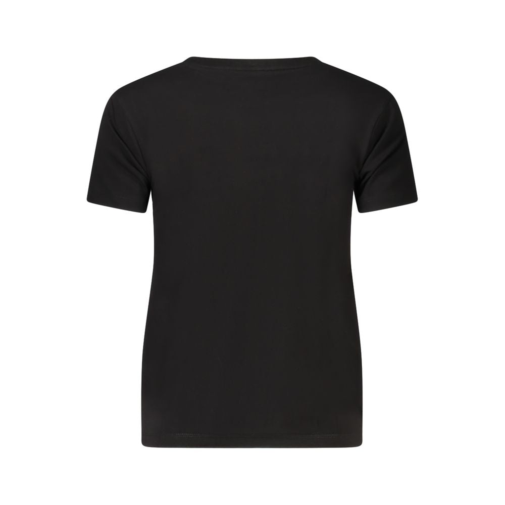 Guess Jeans Black Organic Cotton Women T-Shirt