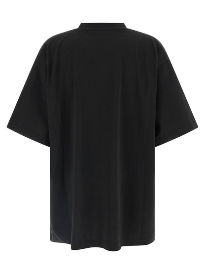 Balenciaga Black Cotton T-Shirt