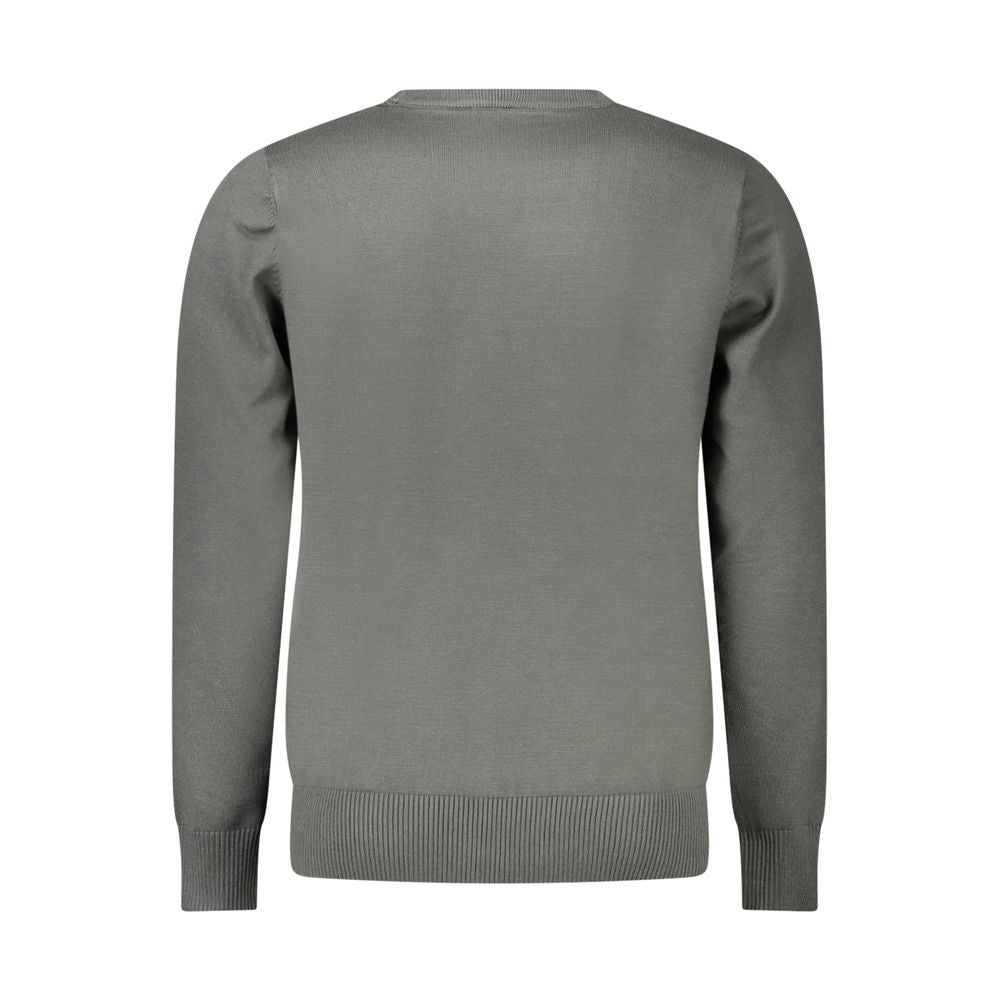Coveri Moving Green Nylon Men Sweater