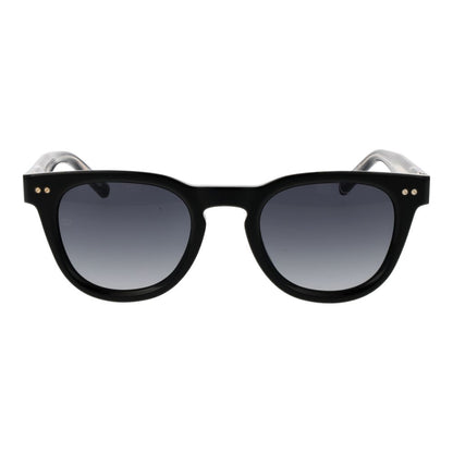 Tommy Hilfiger Men’s Sunglasses – Black Full-Rim Frame, Grey Gradient Lenses