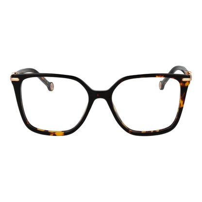 Carolina Herrera Brown Acetate Optical Glasses – Square Frames