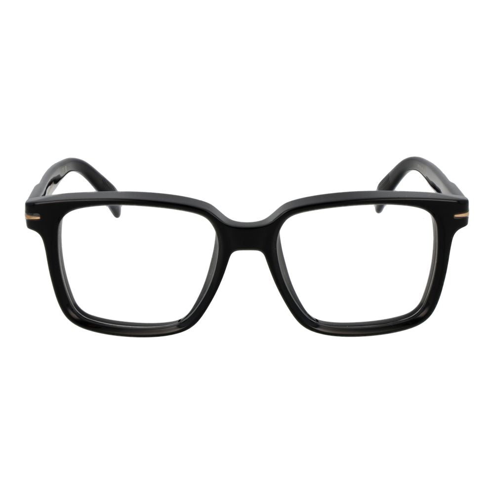 David Beckham Men's Optical Glasses – Black Square Frame, 53mm