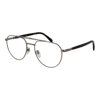 David Beckham Men's Silver Metal Sunglasses – Green Polarized Lenses