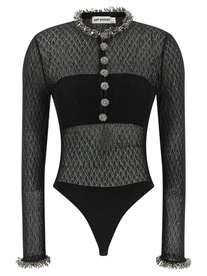 Self-Portrait Black Bodysuit