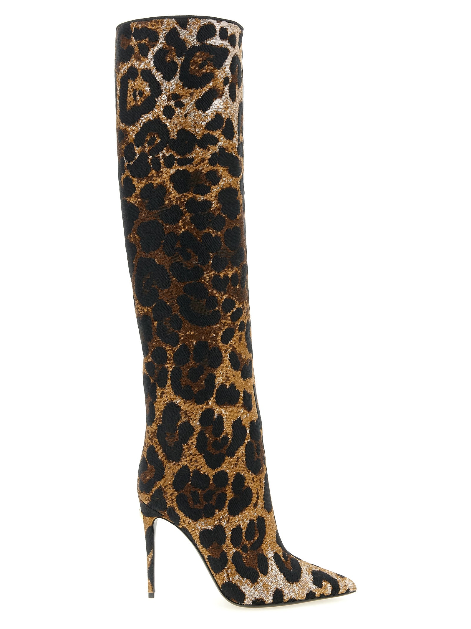 Dolce & Gabbana Multicolor Polyester Over The Knee Boots