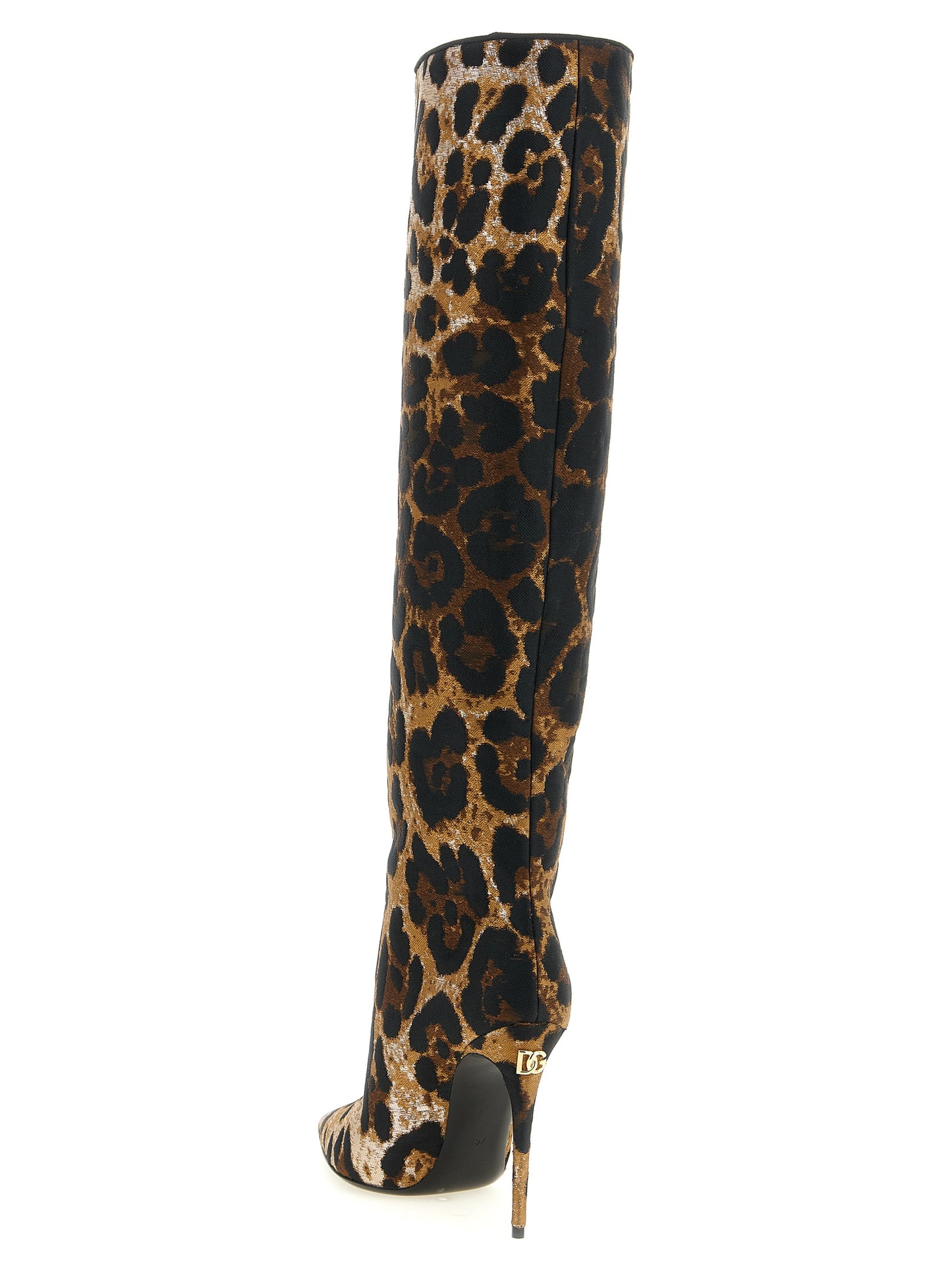 Dolce & Gabbana Multicolor Polyester Over The Knee Boots