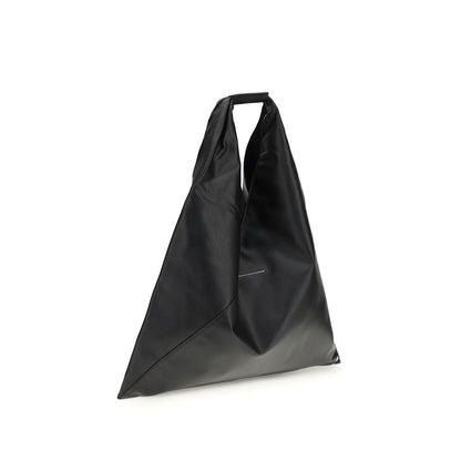 MM6 Black Polyethylene Handbag