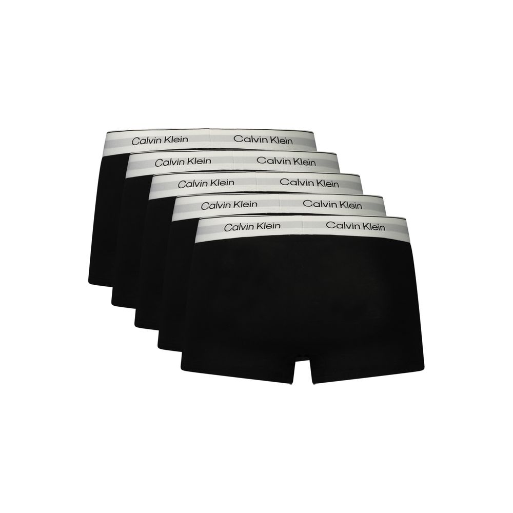 Calvin Klein Black Cotton Men's Underwear - 5-Pack Boxer Briefs