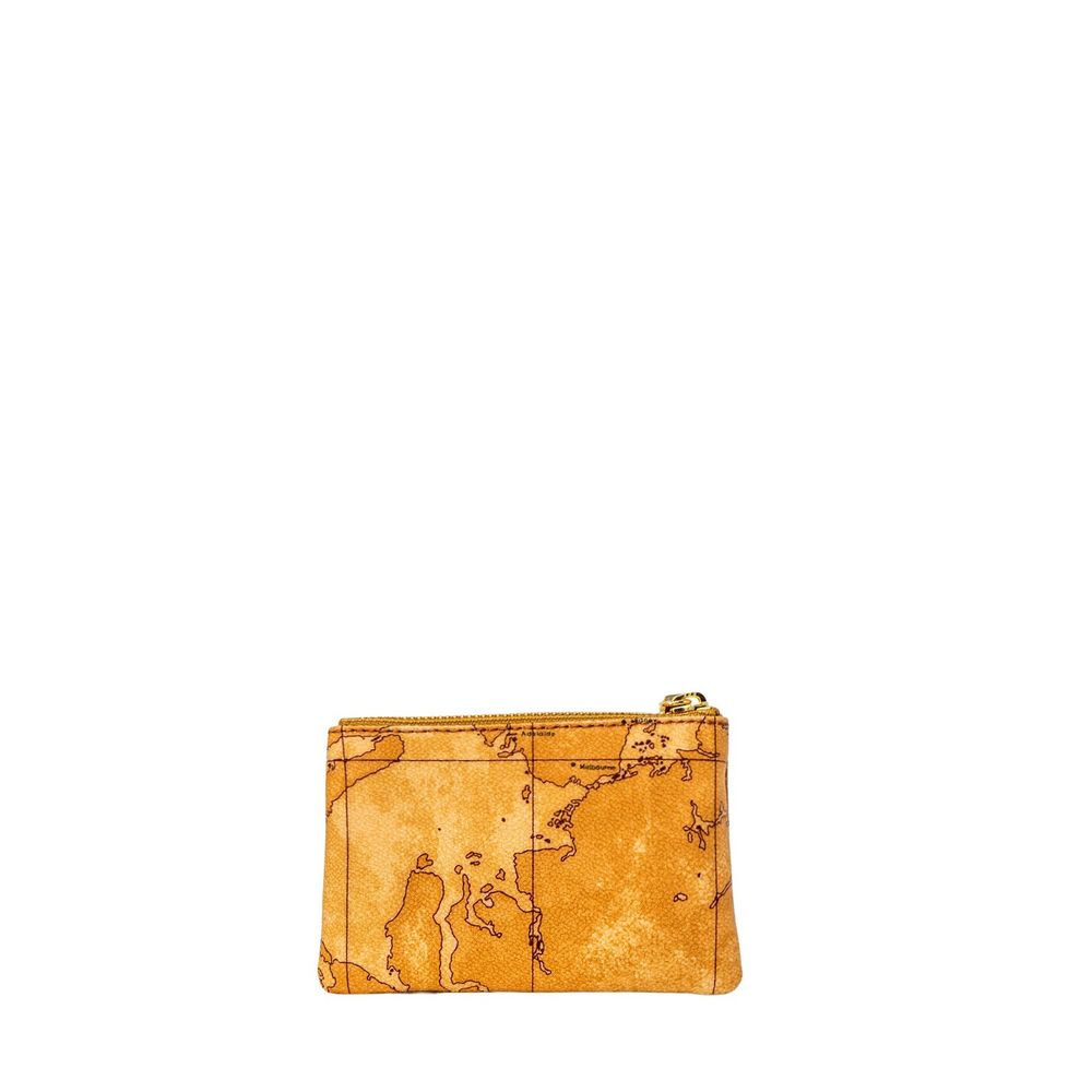 Alviero Martini Prima Classe Beige Leather Clutch Bag