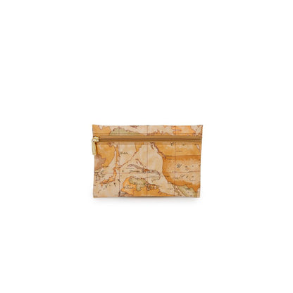 Alviero Martini Prima Classe Beige Polyester Clutch Bag