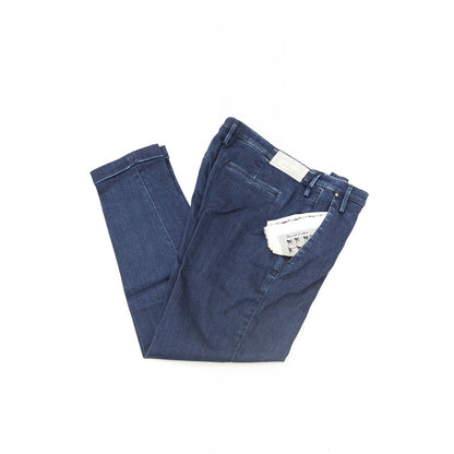 Blue Cotton Women Jeans