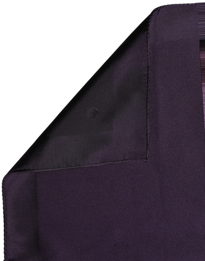 Dolce & Gabbana Men Purple Square Handkerchief Pocket Scarf