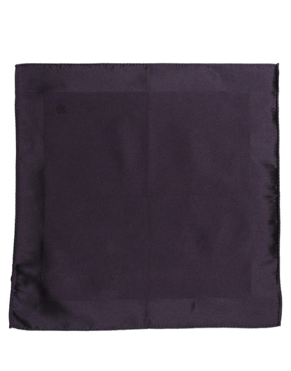 Dolce & Gabbana Men Purple Square Handkerchief Pocket Scarf