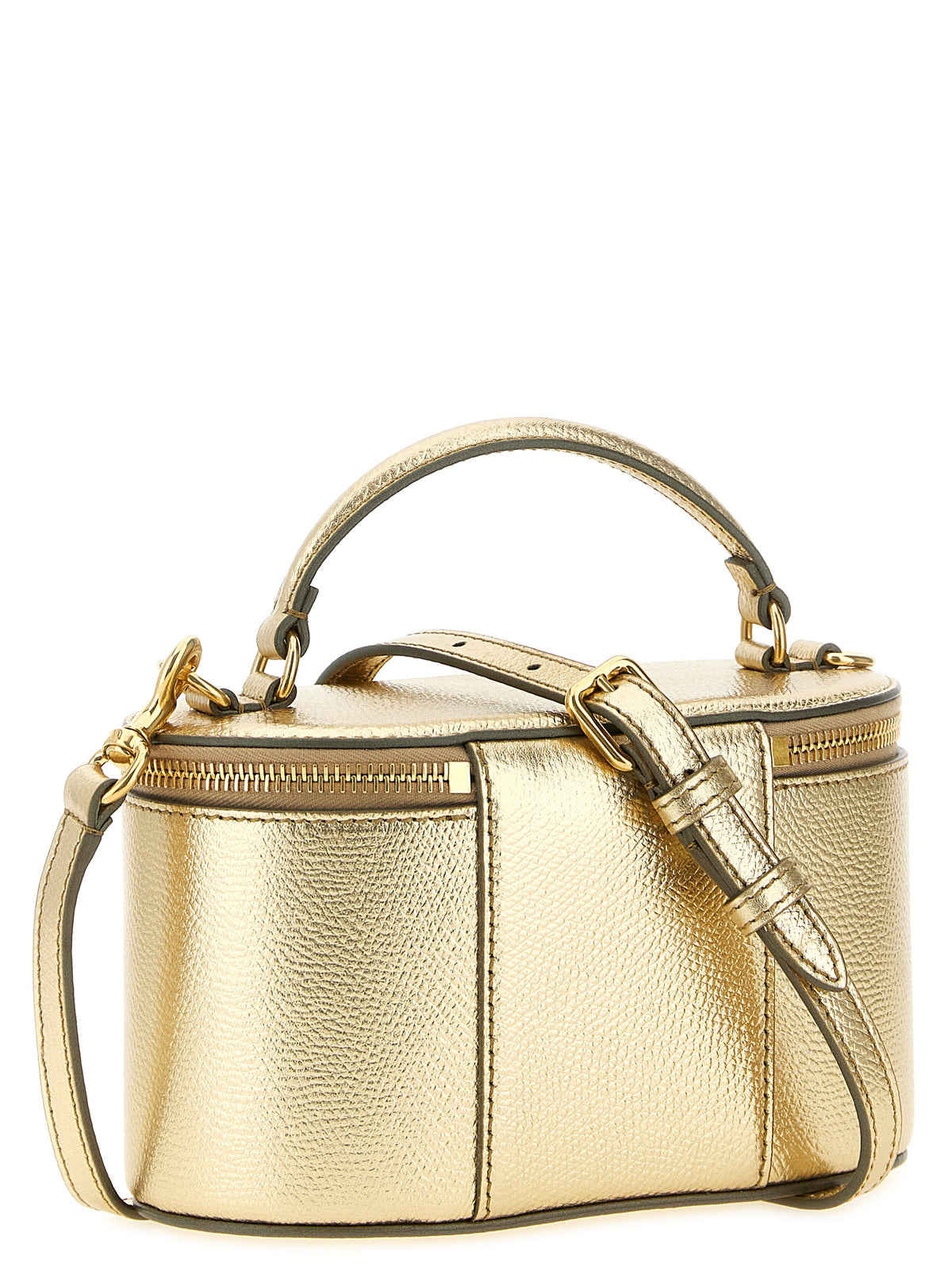 Valentino Garavani Gold Calfskin Handbag