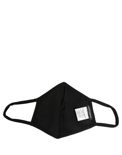 Dolce & Gabbana Multicolor Plaid Tartan Elastic Ear Strap Face Mask