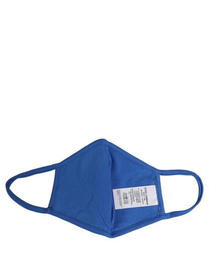 Dolce & Gabbana Royal Blue Polyester DG CASA Logo Elastic Ear Strap Face Mask